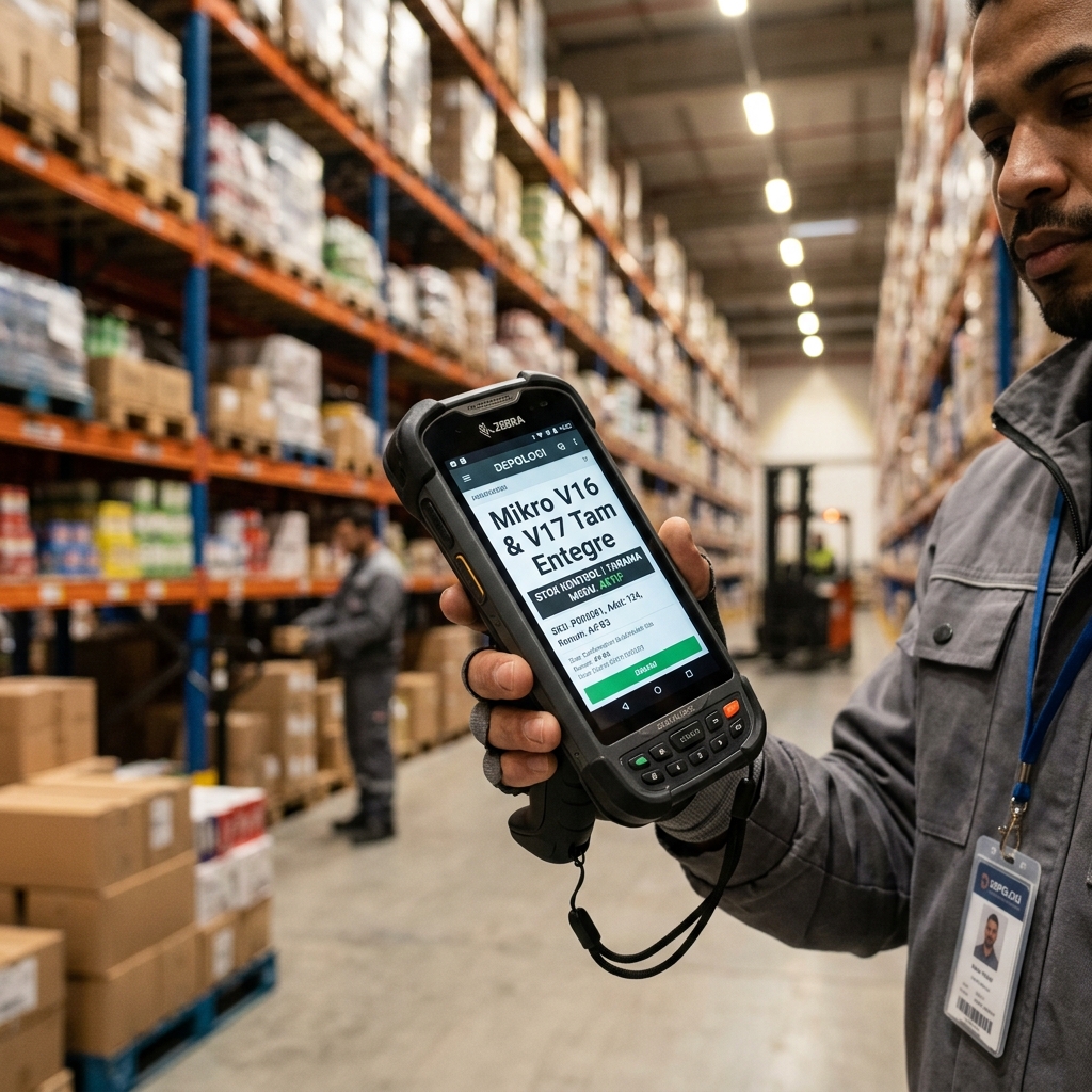 Mikro Android Handheld V16 V17 Integrated